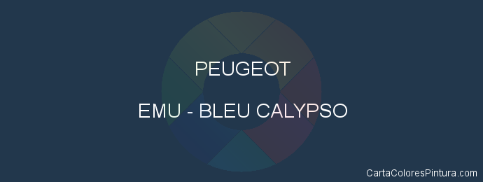 Pintura Peugeot EMU Bleu Calypso