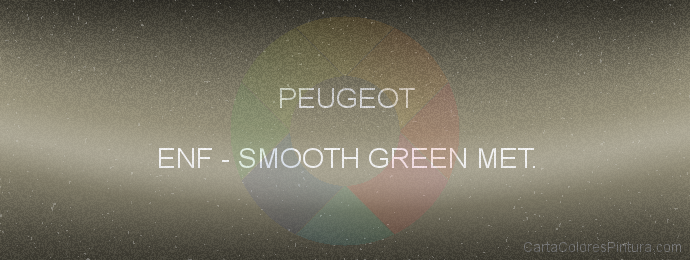 Pintura Peugeot ENF Smooth Green Met.