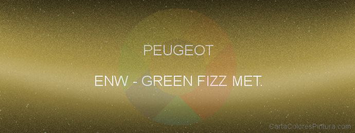 Pintura Peugeot ENW Green Fizz Met.