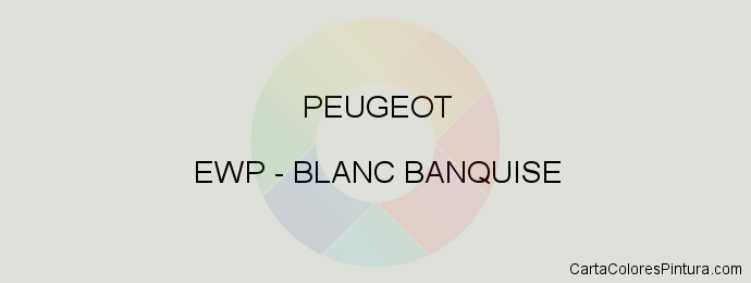 Pintura Peugeot EWP Blanc Banquise