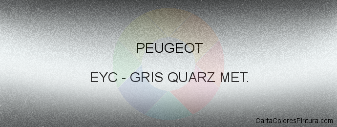 Pintura Peugeot EYC Gris Quarz Met.