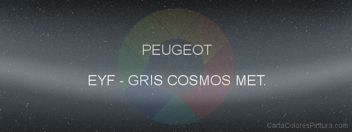 Pintura Peugeot EYF Gris Cosmos Met.