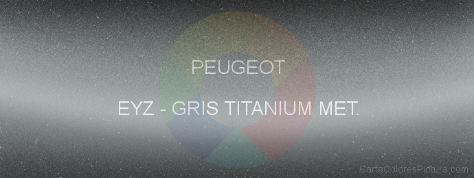 Pintura Peugeot EYZ Gris Titanium Met.