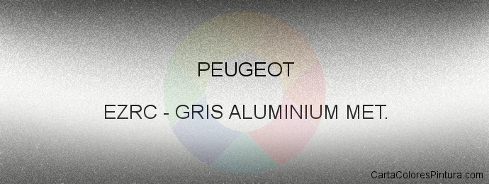 Pintura Peugeot EZRC Gris Aluminium Met.