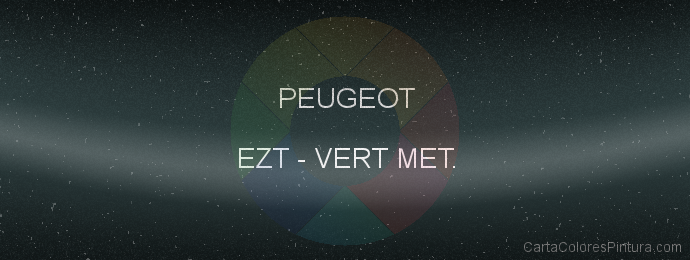Pintura Peugeot EZT Vert Met.