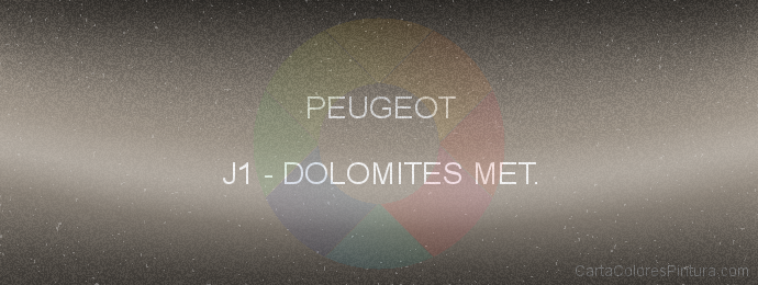 Pintura Peugeot J1 Dolomites Met.