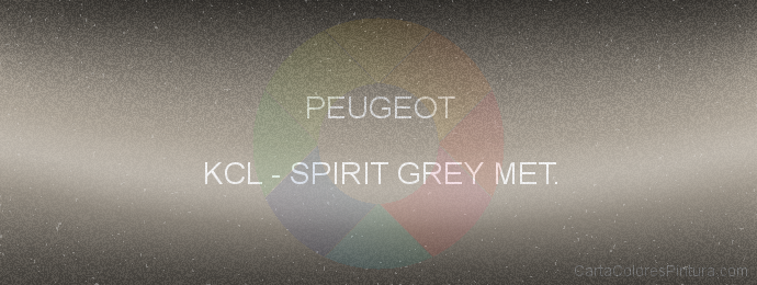 Pintura Peugeot KCL Spirit Grey Met.