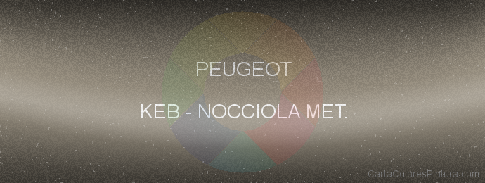 Pintura Peugeot KEB Nocciola Met.
