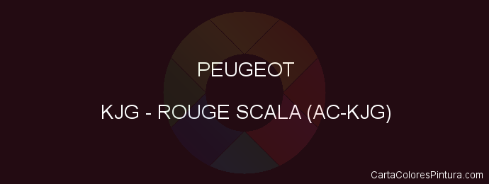 Pintura Peugeot KJG Rouge Scala (ac-kjg)