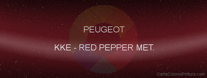 Pintura Peugeot KKE Red Pepper Met.