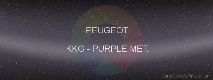 Pintura Peugeot KKG Purple Met.