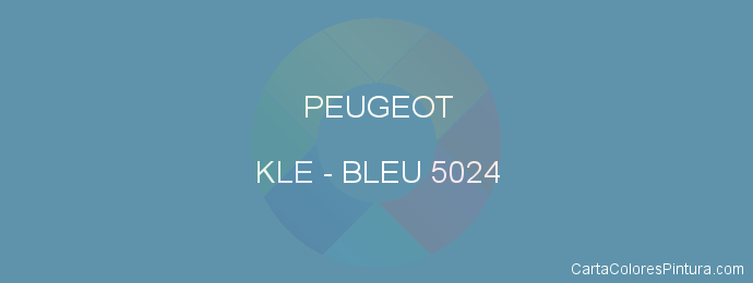Pintura Peugeot KLE Bleu 5024