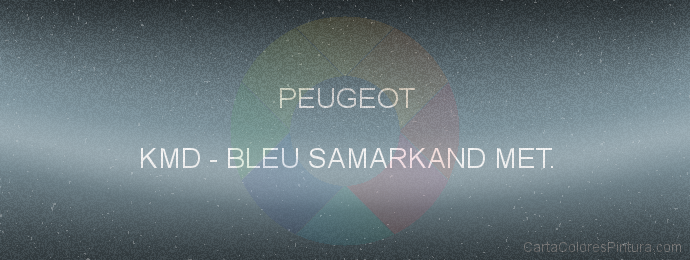 Pintura Peugeot KMD Bleu Samarkand Met.