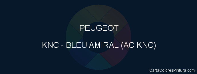 Pintura Peugeot KNC Bleu Amiral (ac Knc)