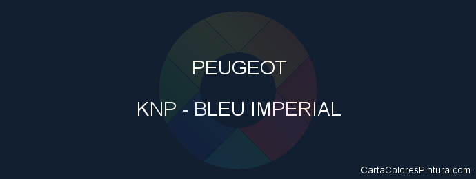 Pintura Peugeot KNP Bleu Imperial
