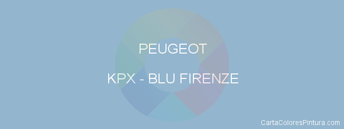 Pintura Peugeot KPX Blu Firenze