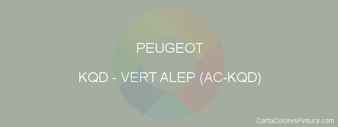 Pintura Peugeot KQD Vert Alep (ac-kqd)