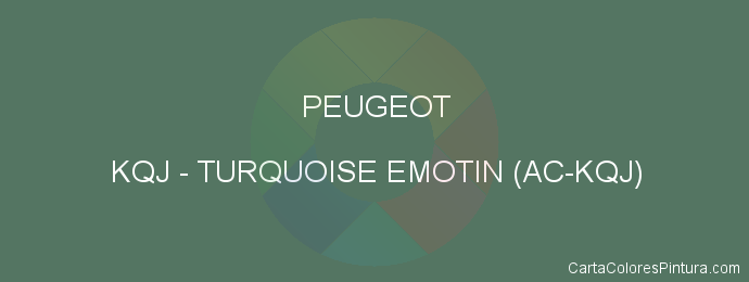 Pintura Peugeot KQJ Turquoise Emotin (ac-kqj)