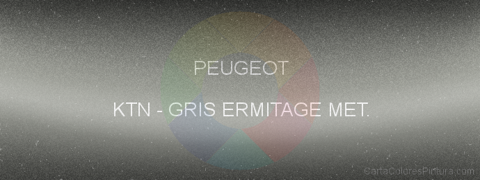 Pintura Peugeot KTN Gris Ermitage Met.