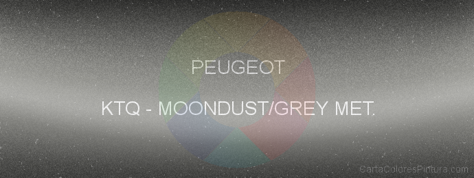 Pintura Peugeot KTQ Moondust/grey Met.