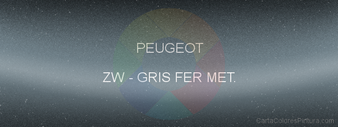 Pintura Peugeot ZW Gris Fer Met.