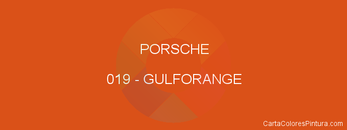 Pintura Porsche 019 Gulforange