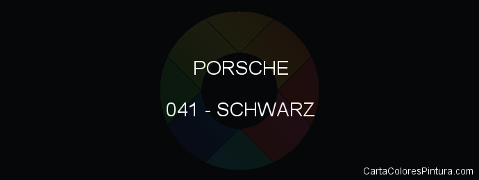 Pintura Porsche 041 Schwarz