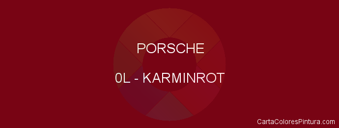 Pintura Porsche 0L Karminrot