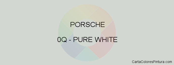 Pintura Porsche 0Q Pure White