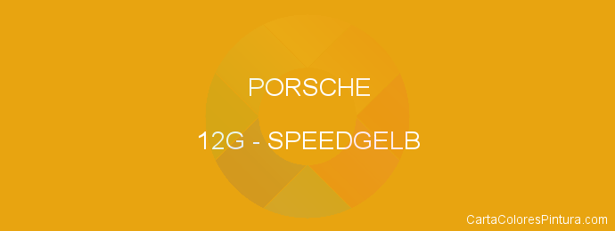 Pintura Porsche 12G Speedgelb