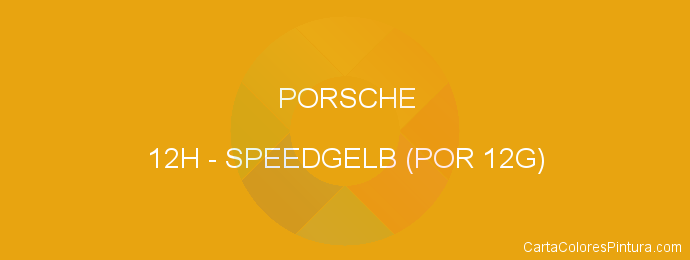 Pintura Porsche 12H Speedgelb (por 12g)