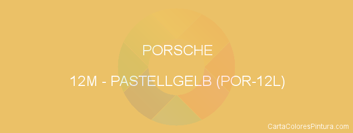 Pintura Porsche 12M Pastellgelb (por-12l)