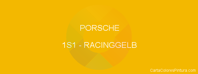 Pintura Porsche 1S1 Racinggelb