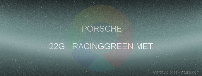 Pintura Porsche 22G Racinggreen Met.