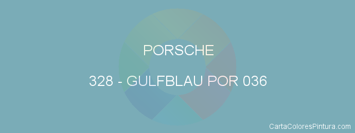 Pintura Porsche 328 Gulfblau Por 036