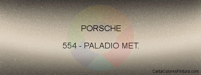 Pintura Porsche 554 Paladio Met.
