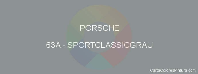 Pintura Porsche 63A Sportclassicgrau