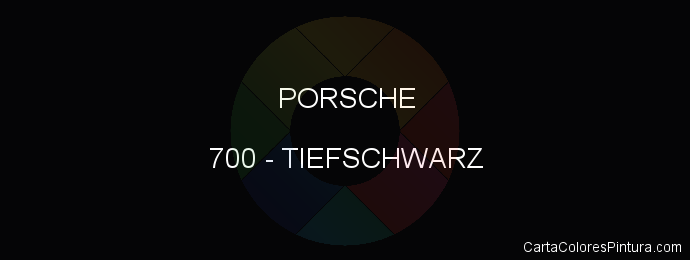Pintura Porsche 700 Tiefschwarz