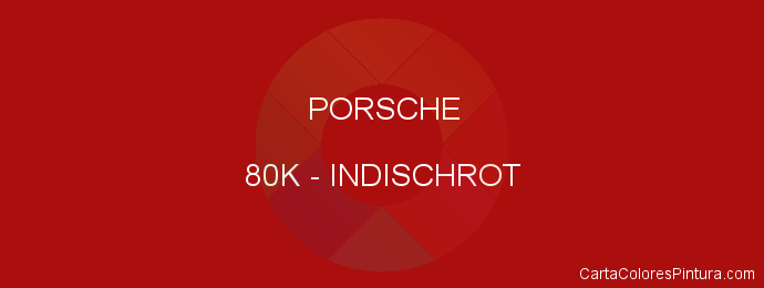 Pintura Porsche 80K Indischrot