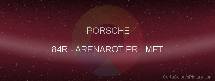 Pintura Porsche 84R Arenarot Prl Met.