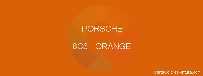 Pintura Porsche 8C6 Orange