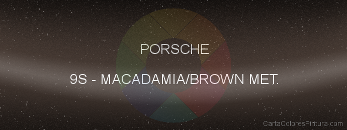 Pintura Porsche 9S Macadamia/brown Met.