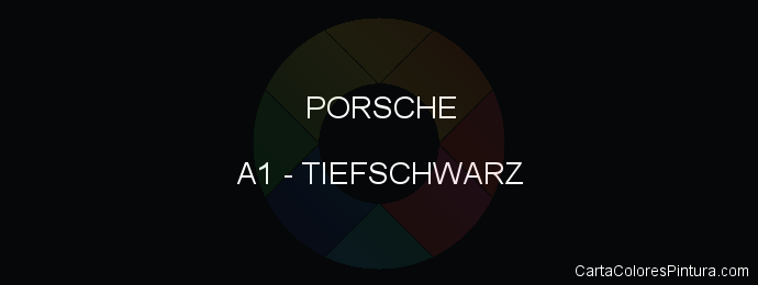 Pintura Porsche A1 Tiefschwarz