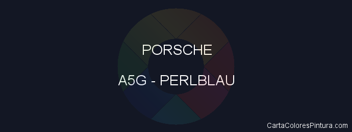 Pintura Porsche A5G Perlblau