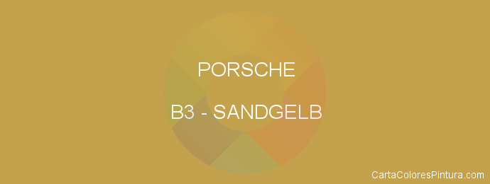 Pintura Porsche B3 Sandgelb