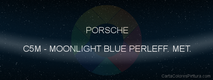 Pintura Porsche C5M Moonlight Blue Perleff. Met.