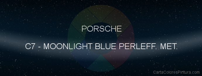 Pintura Porsche C7 Moonlight Blue Perleff. Met.
