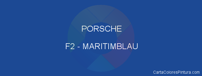 Pintura Porsche F2 Maritimblau