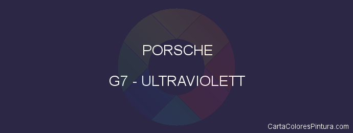 Pintura Porsche G7 Ultraviolett