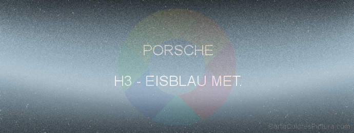 Pintura Porsche H3 Eisblau Met.